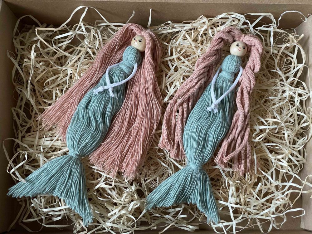 Macramé morská panna - Image 2