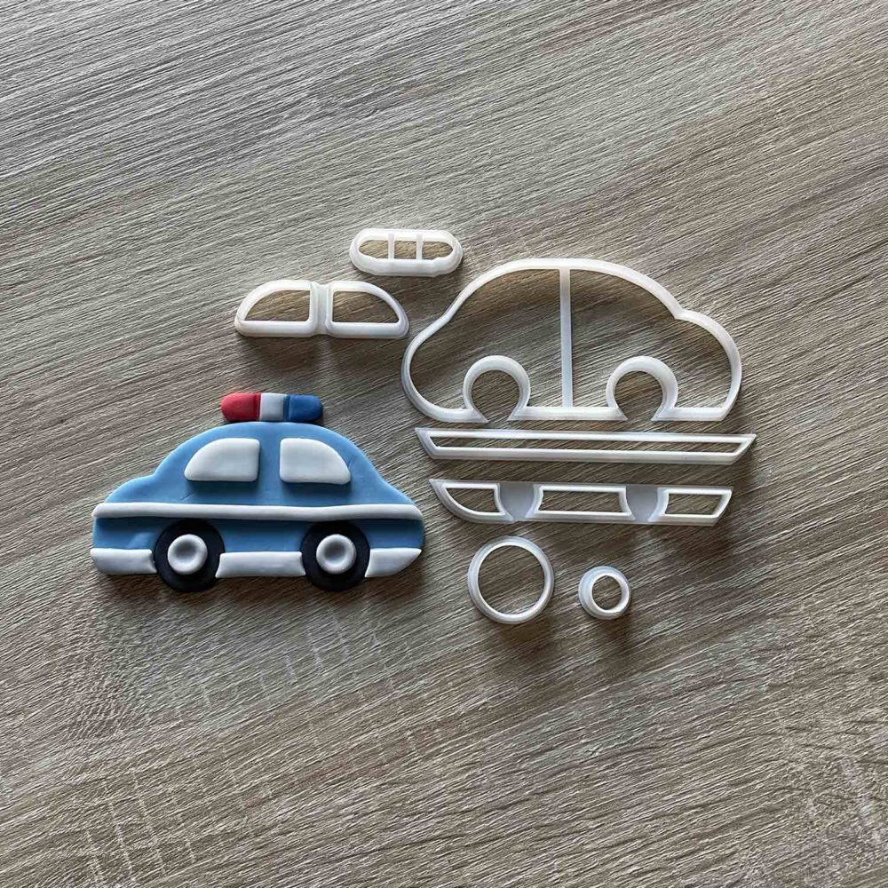Policajné auto - vykrajovátka